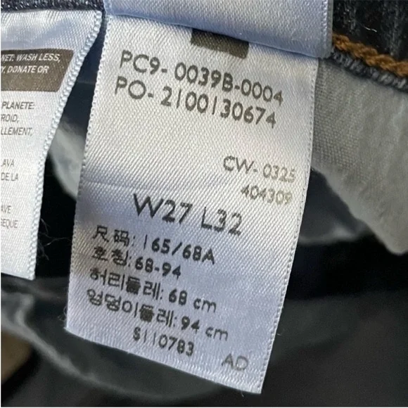 LEVIS Jeans Wide Leg NWT High Rise 728 Premium Woodstock Dark Wash Blue Size 27 - Picture 13 of 16